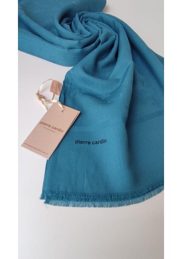 Petrol Pierre Cardin Cotton Şal Petrol Mavisi