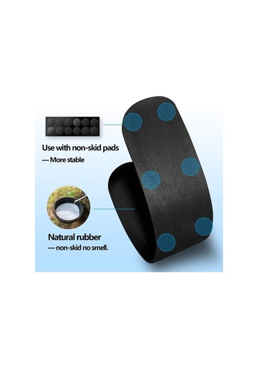 Pazly Bilek Desteği Mouse Pad Ve Klavye Seti - Hafızalı Siyah Bilek Desteği