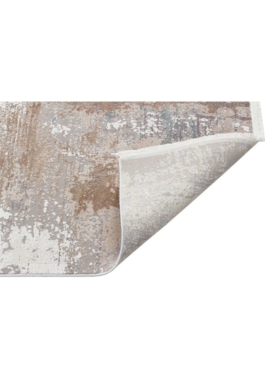 Hoom Rugs Franko Fs 05 Stone Viskon & Akrilik Yüksek Dokulu Modern Salon Halısı Taş