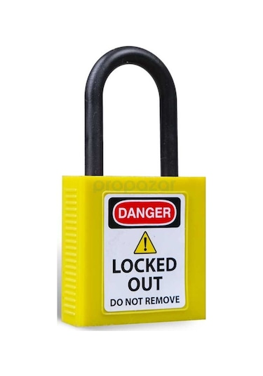 Bbu Eked Loto Slc38ps Güvenlik Kilidi Plastik Kanca 38mm