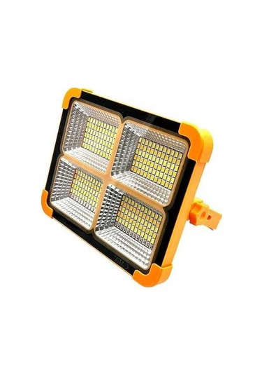 Ulzyvf 200w Turuncu Portatif Solar Led Projektör Yüksek Güçlü