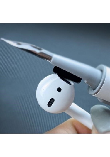 Buffer Çok Amaçlı Yumuşak Fırçalı Kablosuz Kulaklıklar İçin Kulaklık Temizleme Kiti