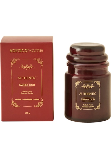 Karaca Home Authentic Serisi Sweet Oud Kokulu Mum Kahverengi