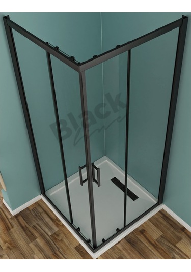 Blackline Siyah Duşakabin En Kalitelisi Patentli H:190 Siyah