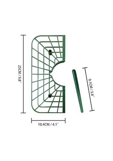 Hangfox 3 Adet Yeşil Plastik Çilek Tutucu, Bitki Büyüme Desteği, Meyve Çürümünü Önleyen Bahçe/çiftlik Ekipmanı