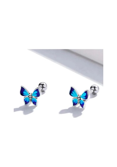 Bamoer Küpe Küpeler "kelebekler" 925 Ayar Gümüş Emaye İle 291696408 Diğer