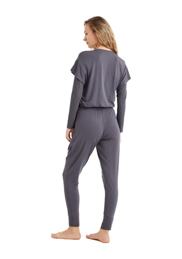 Kadın Pijama Üstü 51641 - Antrasit