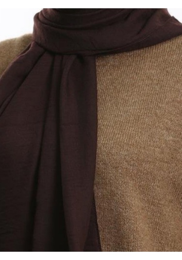 Aerobin Caz Şal Koyu Kahverengi