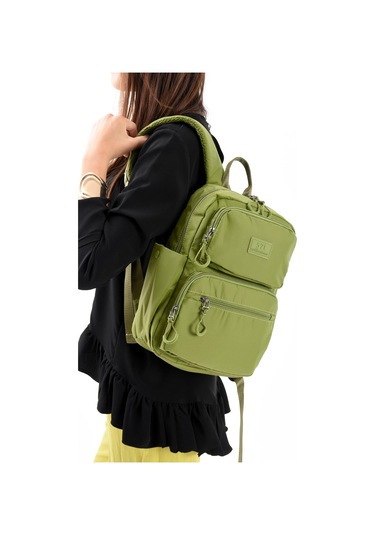 Ultra Hafif Şik Ve Su Geçirmez Orta Boy Sırt Çantası Yeşil Model: 571-13-9d Yeşil