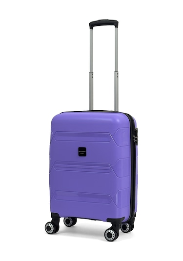Lucas Polipropilen Kırılmaz Valiz, Kabin Boy Mor