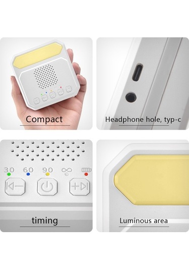 Didadodo Bebek Uyku Makinesi - 21 Yeni Ses Ve Gece Lambası İle Huzurlu Uyku