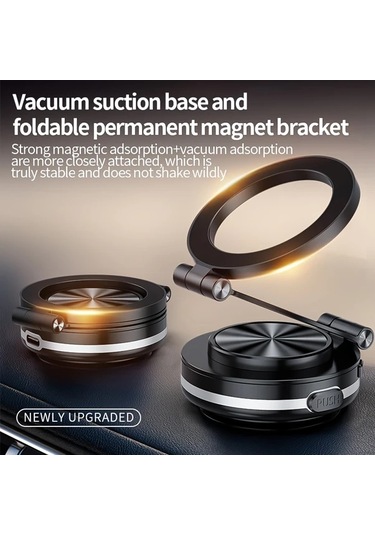 Motion003 Simli Manyetik Cep Telefonu Tutucu Araba Elektrikli Emme Kupasi Vakum İphone Uyumlu Telefon Tutucu