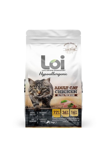 Loi Tavuklu Yetişkin Kedi Maması 2 KG