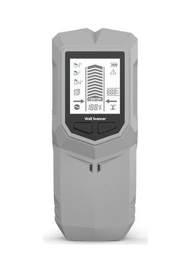 Aubyhe Gri Duvar Dedektörü: 6 Fonksiyonlu Metal, Tel, Beton Çelik Tespit Cihazı - Yüksek Hassasiyetli, Pil Hariç