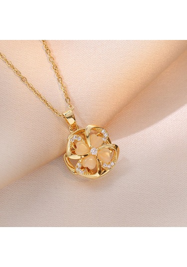 Bayan Kolye: Moda Estetiği Titanyum Çelik Kolye No.70 Çok REnkli