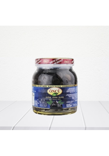 Öncü 1 KG Siyah Yağlı Zeytin M-S(261-320)
