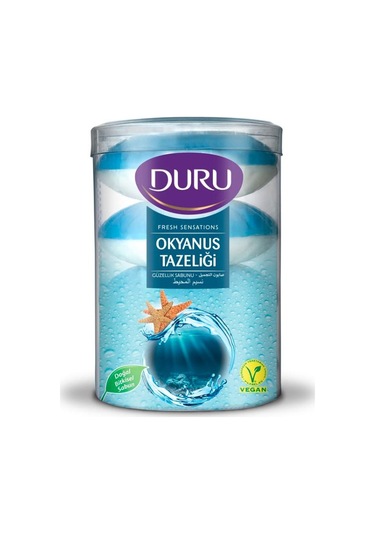 Duru Fresh Sensations Okyanus Tazeliği Güzellik Sabunu 8'li 2 x 400 G