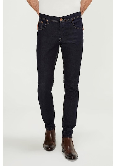 Erkek Slim Fit Likralı Jean Kot Pantolon 001