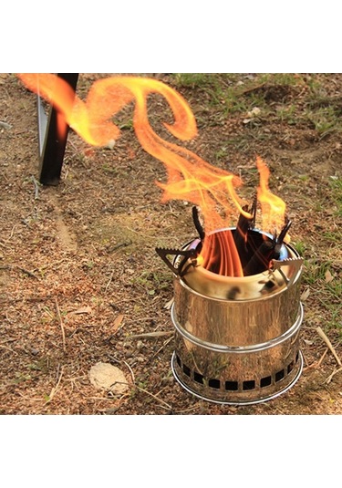 Artfulabode Yürüyüş Yakıcı Yakıcı Taşınabilir Tahta Pişirme Piknik Paslanmaz Mekan Mangal Katlanabilir Kamp Isıtıcı Gümüş Dış Çelik Balıkçılık Ahşap Td Gümüş