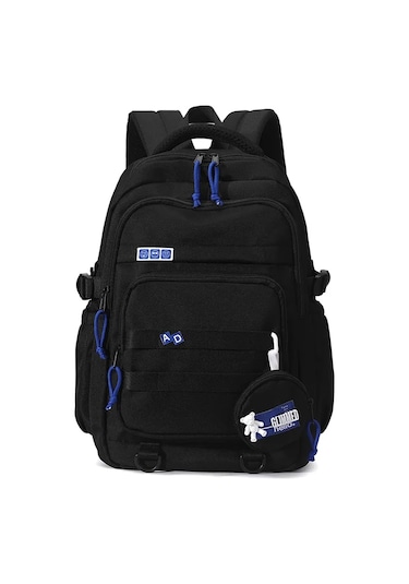 Fengdong Orta Okul Çantaları Kızlar İçin Lise Basit Sırt Çantası Açık Vizon