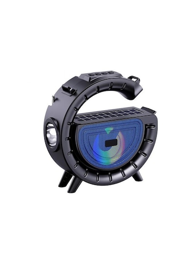 Jms DV-800 Solar Şarjlı El Feneri - Fm Radyo - Bluetooth 5.3 Hoparlör