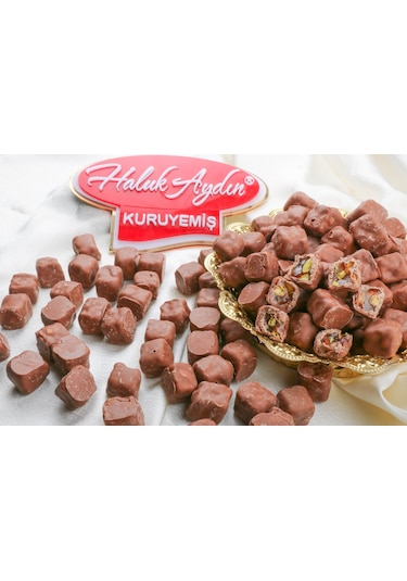 Haluk Aydın Kuruyemiş Antep Fıstıklı Çikolata Kaplı Lokum 480 G