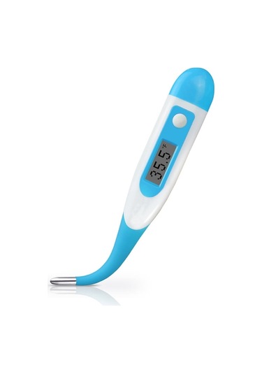 Sones Adet Lcd Elektronik Dijital Bebek Termometresi Su Geçirmez Yumuşak Uçlu Tıbbi Ev Termometresi, Rastgele Renk Teslimatı