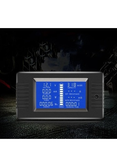 Moly Dc Voltmetre Ampermetre Lcd Ekran Dijital Wattmetre Xiaoguang Multimetre Test Cihazı 100a