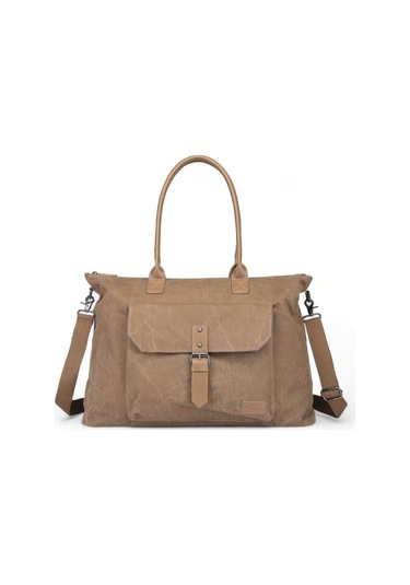 Cactive Kanvas Kahve Unisex Seyahat Çantası Ctv1306 L.edıtıon Kahverengi