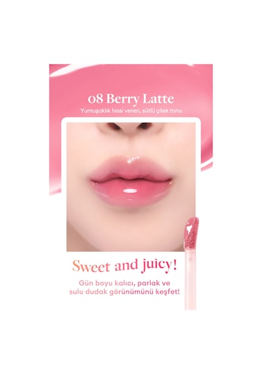 Dasique Juicy Dewy Glow Tint 08 Berry Latte