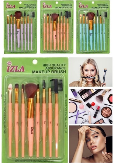 İzla Profesyonel Makyaj Fırçası Seti 8'li