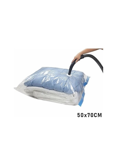 50x70 Large Vakumlu Poşet Hurç Bag 5256 Çok Renkli