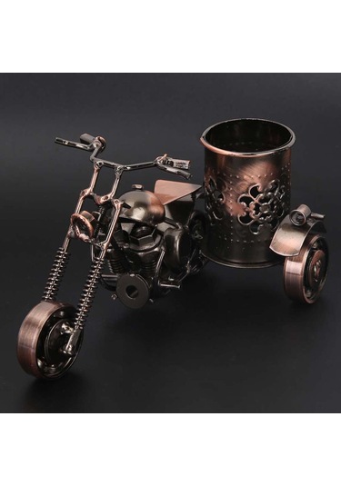 Kangvka Bronz Rengli Harley Motosikleti Simülasyon Modeli - Iron Malzeme Ev Dekorasyonu Ve Hediye Öğesi
