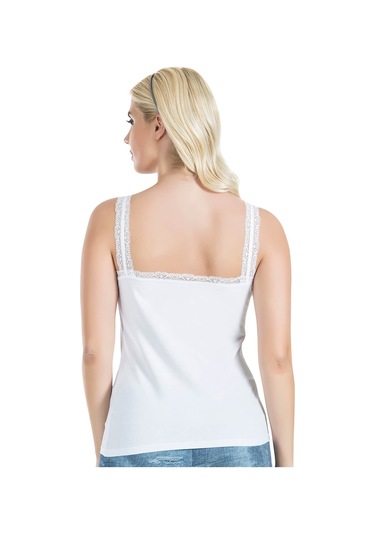 Dantelli Kadın Atlet 214 Siyah