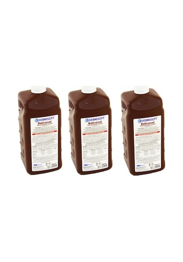 Dermosept Baticon Batikon Baticonol Antiseptik 1000 ML 3 Adet