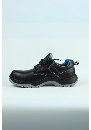 Rigel Brenta M-090 Düz Deri Kompozit S2 İş Güvenliği Ayakkabısı-12431 Siyah