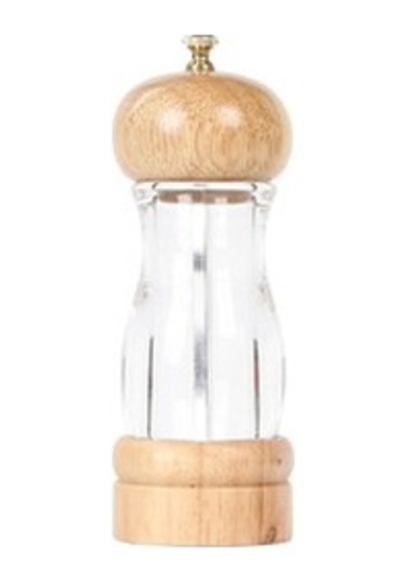 EPİNOX AKRİLİKAHŞAP BİBER DEĞİRMENİ ÇELİK 16 CM(DCAA-160)