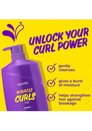 Aussie Miracle Curls Nemlendirici Kıvırcık Saç Şampuanı 778ml Tüm Saçlar