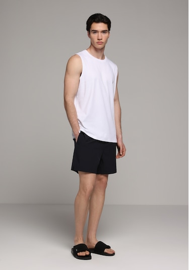 Colin's Colins Slim Fit Düz Erkek Siyah Deniz Şortu Cl1072836 Q1.v1 Blk