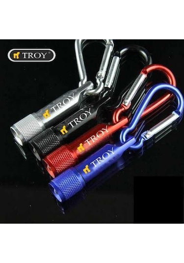 Troy 28097 Mini El Feneri Ve Anahtarlık 1 Adet Mavi