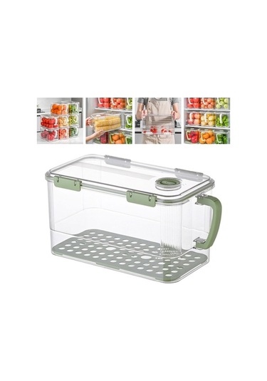 Pazly Yumurta Suntek Kutusu İçin Gıda Ev Dolabı Depolama Ef Yeşil