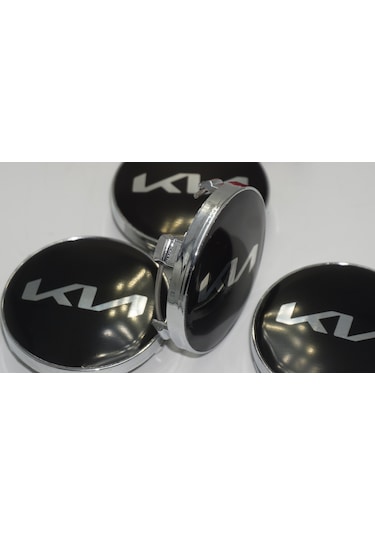 Kia Yeni Nesil Logo Jant Göbeği Kapak Seti  60mm