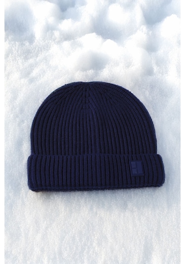 Hatemoğlu 323024etc001 Düz Örgü Erkek Bere Lacivert