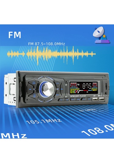 Springsun Araç Radyosu Mp3 Çalar - Bluetooth Konuşma, Aı Ses Asistanı, 4x55w Güç, 12v, Usb/sd Destekli, Telefon Şarjı