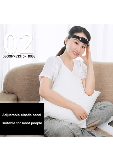 Lemestar Elektrikli Akıllı Baş Masaj Cihazı Sm-518: 3 Seviye Ayarlı, Uyku Sorunları Ve Baş Ağrısı İçin, Rose Gold/siyah Seçenekli, Şarj Edilebilir Siyah