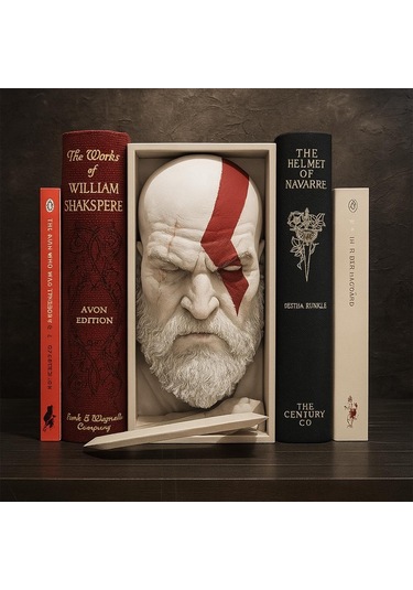 Kratos Kitaplık Dekoru