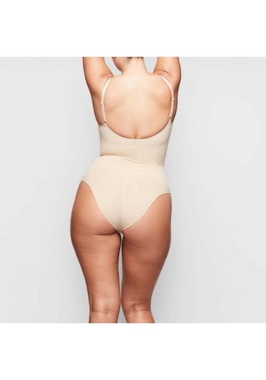 Mistirik Kadın Çıtçıtlı (Zıbın) Korse Push Up Etkili Ten Renk Ten Ten Rengi