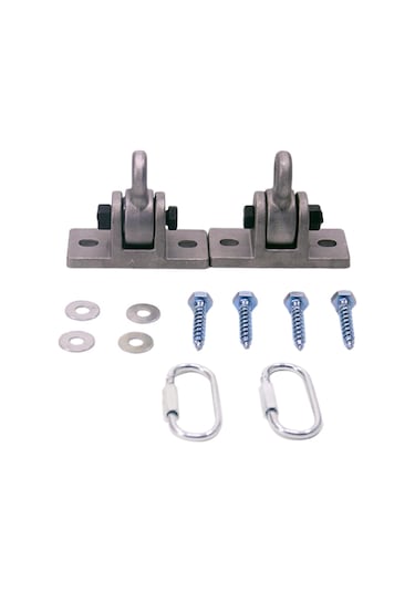 Suntek Ahşap Kapalı Veranda Için Salıncak Askıları Ağır Gümüş