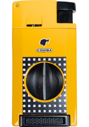 Cohiba Çift Torch Pürmüz Sarı Puro Çakmağı - Tr8968