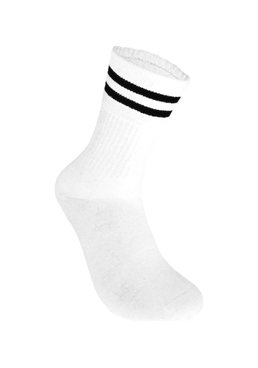 Skadi Mons Tennis 2 Pack Unisex Beyaz Çorap 1605030423-100 Beyaz